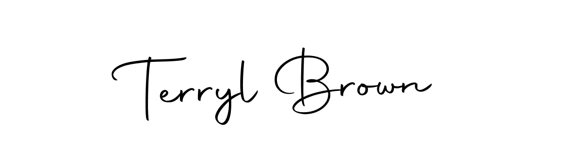 Autography-DOLnW is a professional signature style that is perfect for those who want to add a touch of class to their signature. It is also a great choice for those who want to make their signature more unique. Get Terryl Brown name to fancy signature for free. Terryl Brown signature style 10 images and pictures png