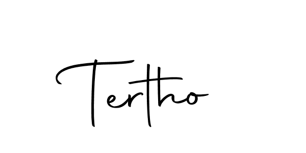 Here are the top 10 professional signature styles for the name Tertho. These are the best autograph styles you can use for your name. Tertho signature style 10 images and pictures png