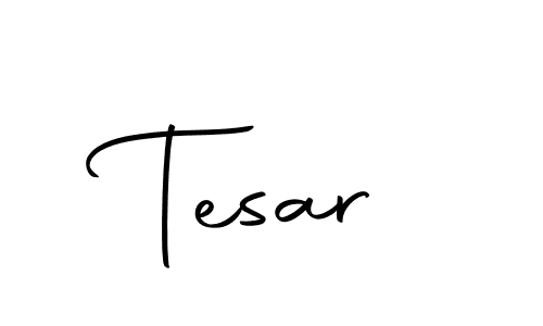 Design your own signature with our free online signature maker. With this signature software, you can create a handwritten (Autography-DOLnW) signature for name Tesar. Tesar signature style 10 images and pictures png