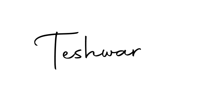 How to make Teshwar signature? Autography-DOLnW is a professional autograph style. Create handwritten signature for Teshwar name. Teshwar signature style 10 images and pictures png