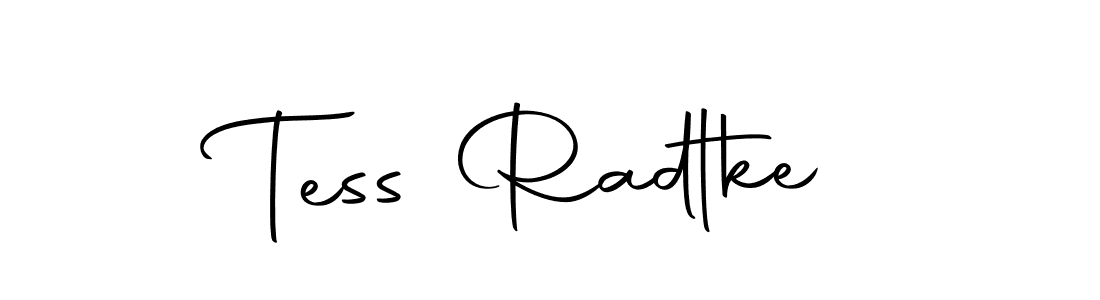 Here are the top 10 professional signature styles for the name Tess Radtke. These are the best autograph styles you can use for your name. Tess Radtke signature style 10 images and pictures png