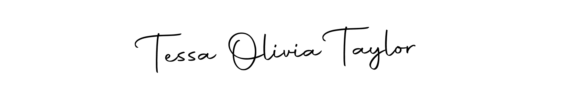 Use a signature maker to create a handwritten signature online. With this signature software, you can design (Autography-DOLnW) your own signature for name Tessa Olivia Taylor. Tessa Olivia Taylor signature style 10 images and pictures png