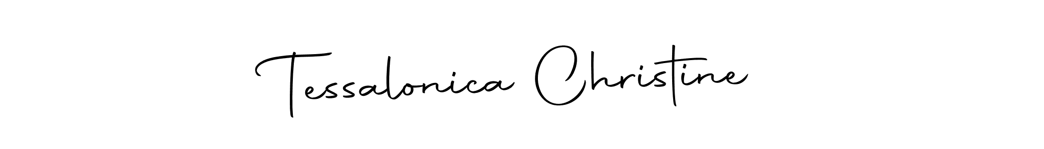 Use a signature maker to create a handwritten signature online. With this signature software, you can design (Autography-DOLnW) your own signature for name Tessalonica Christine. Tessalonica Christine signature style 10 images and pictures png