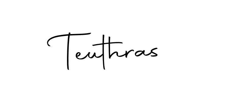 The best way (Autography-DOLnW) to make a short signature is to pick only two or three words in your name. The name Teuthras include a total of six letters. For converting this name. Teuthras signature style 10 images and pictures png