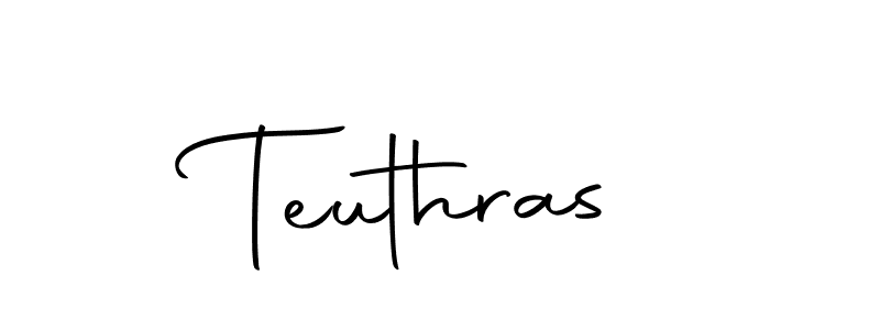 The best way (Autography-DOLnW) to make a short signature is to pick only two or three words in your name. The name Teuthras include a total of six letters. For converting this name. Teuthras signature style 10 images and pictures png