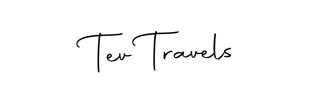 Design your own signature with our free online signature maker. With this signature software, you can create a handwritten (Autography-DOLnW) signature for name Tev Travels. Tev Travels signature style 10 images and pictures png