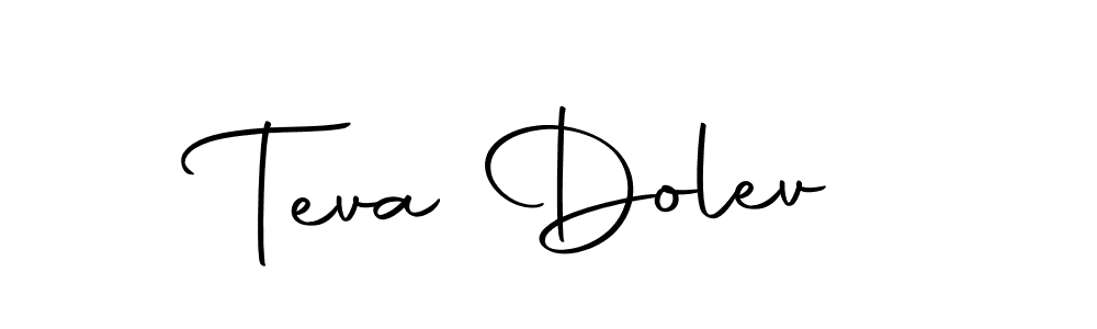 Create a beautiful signature design for name Teva Dolev. With this signature (Autography-DOLnW) fonts, you can make a handwritten signature for free. Teva Dolev signature style 10 images and pictures png