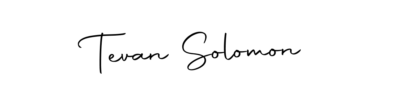 How to make Tevan Solomon signature? Autography-DOLnW is a professional autograph style. Create handwritten signature for Tevan Solomon name. Tevan Solomon signature style 10 images and pictures png