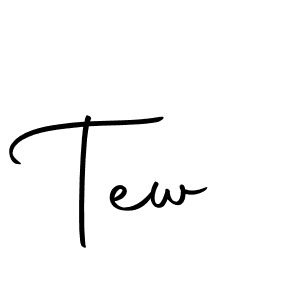 Make a beautiful signature design for name Tew. With this signature (Autography-DOLnW) style, you can create a handwritten signature for free. Tew signature style 10 images and pictures png