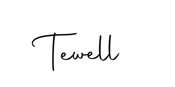 How to make Tewell name signature. Use Autography-DOLnW style for creating short signs online. This is the latest handwritten sign. Tewell signature style 10 images and pictures png