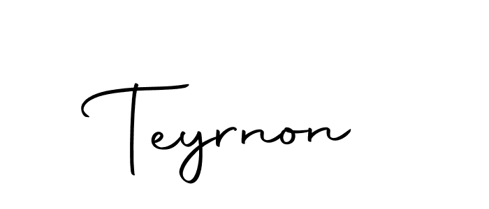 Use a signature maker to create a handwritten signature online. With this signature software, you can design (Autography-DOLnW) your own signature for name Teyrnon. Teyrnon signature style 10 images and pictures png