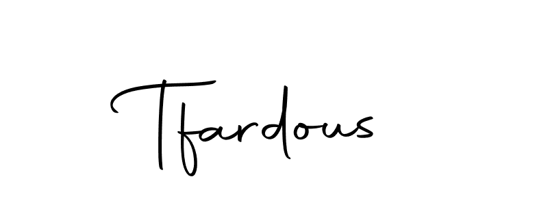 How to make Tfardous signature? Autography-DOLnW is a professional autograph style. Create handwritten signature for Tfardous name. Tfardous signature style 10 images and pictures png