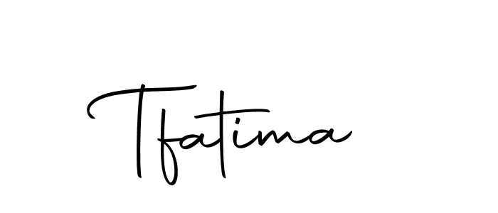 Create a beautiful signature design for name Tfatima. With this signature (Autography-DOLnW) fonts, you can make a handwritten signature for free. Tfatima signature style 10 images and pictures png