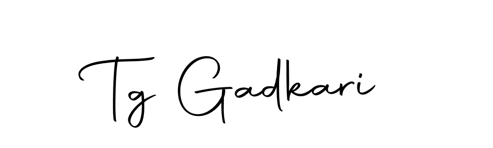 You can use this online signature creator to create a handwritten signature for the name Tg Gadkari. This is the best online autograph maker. Tg Gadkari signature style 10 images and pictures png