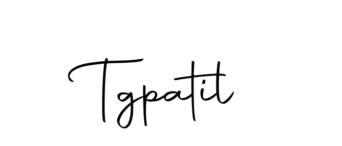 Use a signature maker to create a handwritten signature online. With this signature software, you can design (Autography-DOLnW) your own signature for name Tgpatil. Tgpatil signature style 10 images and pictures png