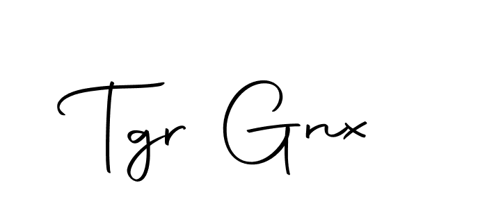 How to make Tgr Gnx name signature. Use Autography-DOLnW style for creating short signs online. This is the latest handwritten sign. Tgr Gnx signature style 10 images and pictures png