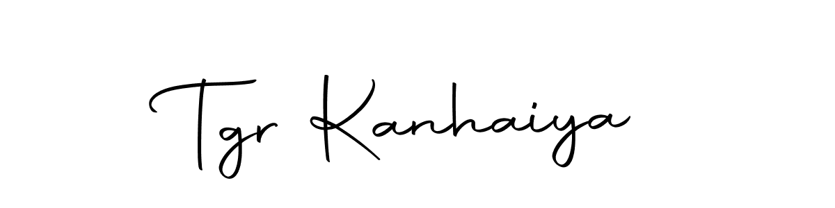 Autography-DOLnW is a professional signature style that is perfect for those who want to add a touch of class to their signature. It is also a great choice for those who want to make their signature more unique. Get Tgr Kanhaiya name to fancy signature for free. Tgr Kanhaiya signature style 10 images and pictures png