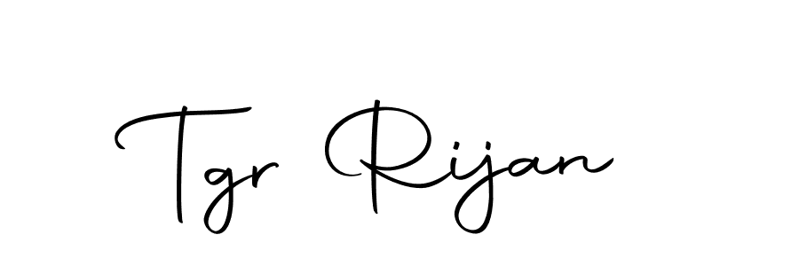 Make a beautiful signature design for name Tgr Rijan. With this signature (Autography-DOLnW) style, you can create a handwritten signature for free. Tgr Rijan signature style 10 images and pictures png