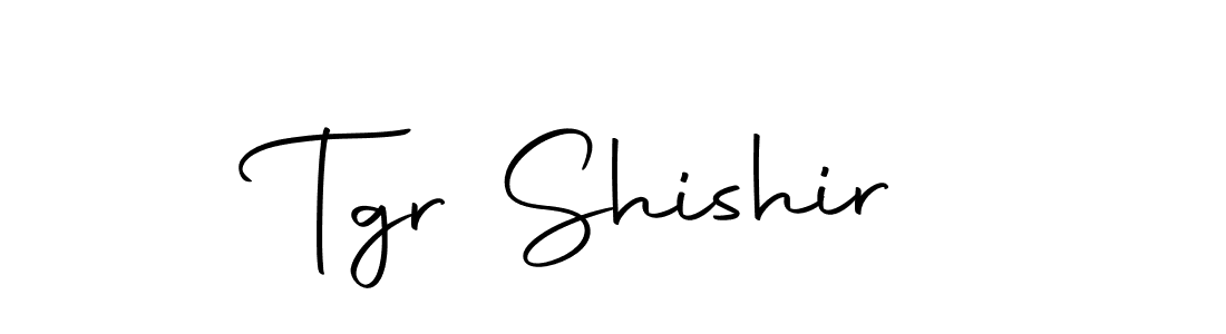 Create a beautiful signature design for name Tgr Shishir. With this signature (Autography-DOLnW) fonts, you can make a handwritten signature for free. Tgr Shishir signature style 10 images and pictures png