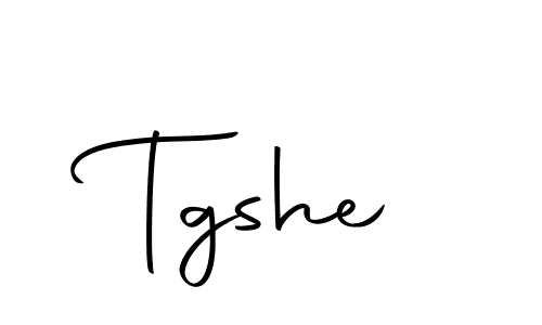 Create a beautiful signature design for name Tgshe. With this signature (Autography-DOLnW) fonts, you can make a handwritten signature for free. Tgshe signature style 10 images and pictures png