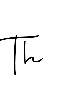 Make a beautiful signature design for name Th. Use this online signature maker to create a handwritten signature for free. Th signature style 10 images and pictures png