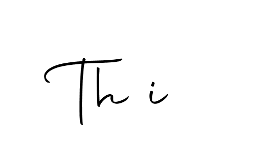 The best way (Autography-DOLnW) to make a short signature is to pick only two or three words in your name. The name Th i include a total of six letters. For converting this name. Th i signature style 10 images and pictures png
