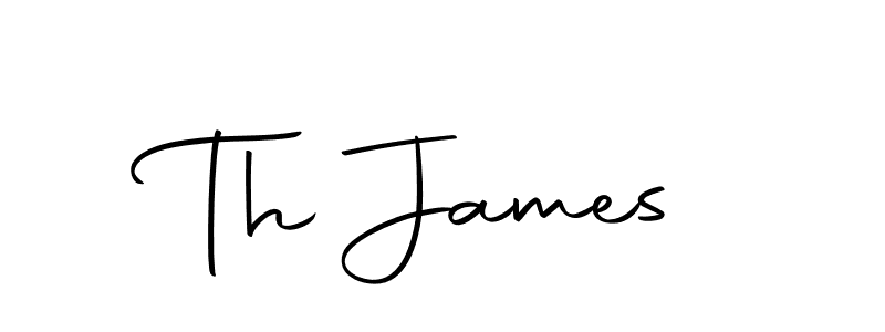 How to make Th James signature? Autography-DOLnW is a professional autograph style. Create handwritten signature for Th James name. Th James signature style 10 images and pictures png