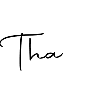 Create a beautiful signature design for name Tha. With this signature (Autography-DOLnW) fonts, you can make a handwritten signature for free. Tha signature style 10 images and pictures png