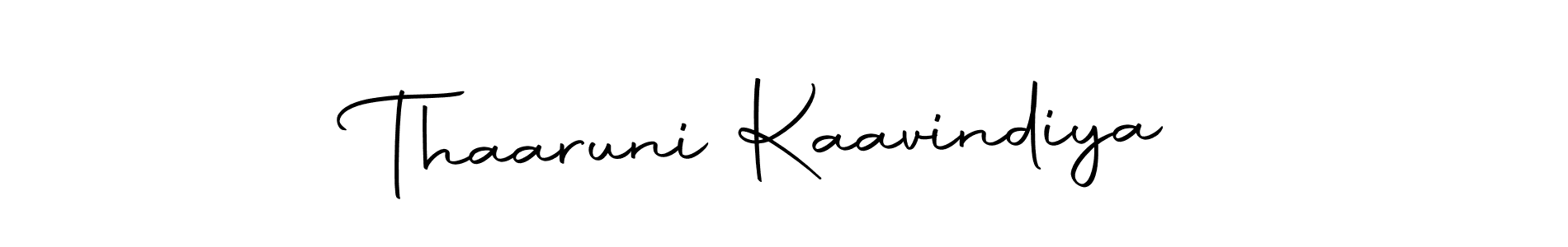 Also we have Thaaruni Kaavindiya name is the best signature style. Create professional handwritten signature collection using Autography-DOLnW autograph style. Thaaruni Kaavindiya signature style 10 images and pictures png