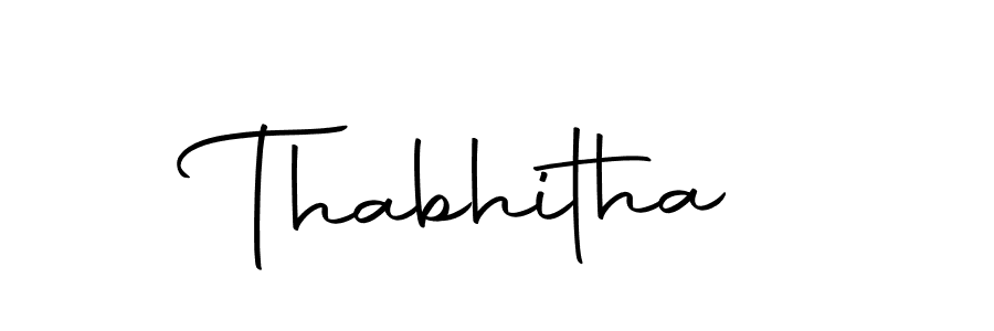 How to make Thabhitha name signature. Use Autography-DOLnW style for creating short signs online. This is the latest handwritten sign. Thabhitha signature style 10 images and pictures png