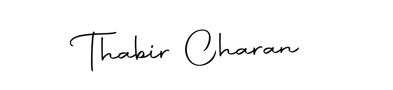 You can use this online signature creator to create a handwritten signature for the name Thabir Charan. This is the best online autograph maker. Thabir Charan signature style 10 images and pictures png