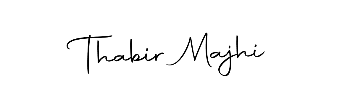 Make a beautiful signature design for name Thabir Majhi. Use this online signature maker to create a handwritten signature for free. Thabir Majhi signature style 10 images and pictures png