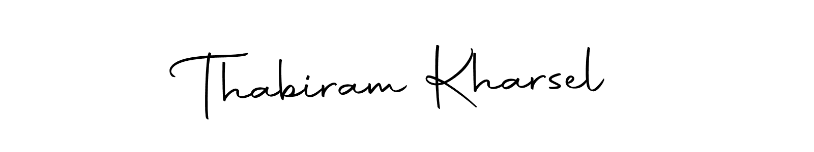 Make a beautiful signature design for name Thabiram Kharsel. Use this online signature maker to create a handwritten signature for free. Thabiram Kharsel signature style 10 images and pictures png