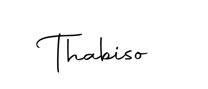 Make a beautiful signature design for name Thabiso. With this signature (Autography-DOLnW) style, you can create a handwritten signature for free. Thabiso signature style 10 images and pictures png
