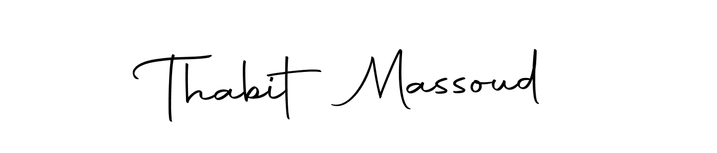 Also we have Thabit Massoud name is the best signature style. Create professional handwritten signature collection using Autography-DOLnW autograph style. Thabit Massoud signature style 10 images and pictures png