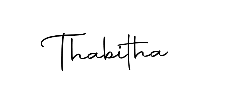 Similarly Autography-DOLnW is the best handwritten signature design. Signature creator online .You can use it as an online autograph creator for name Thabitha. Thabitha signature style 10 images and pictures png