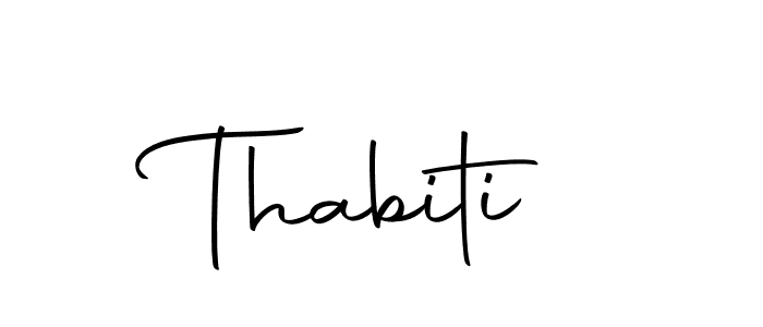 Use a signature maker to create a handwritten signature online. With this signature software, you can design (Autography-DOLnW) your own signature for name Thabiti. Thabiti signature style 10 images and pictures png