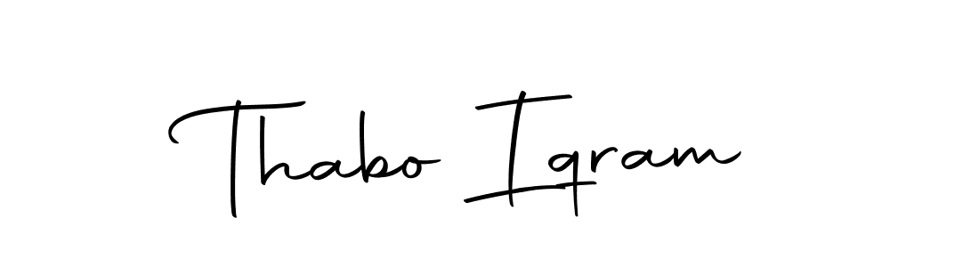Make a beautiful signature design for name Thabo Iqram. With this signature (Autography-DOLnW) style, you can create a handwritten signature for free. Thabo Iqram signature style 10 images and pictures png