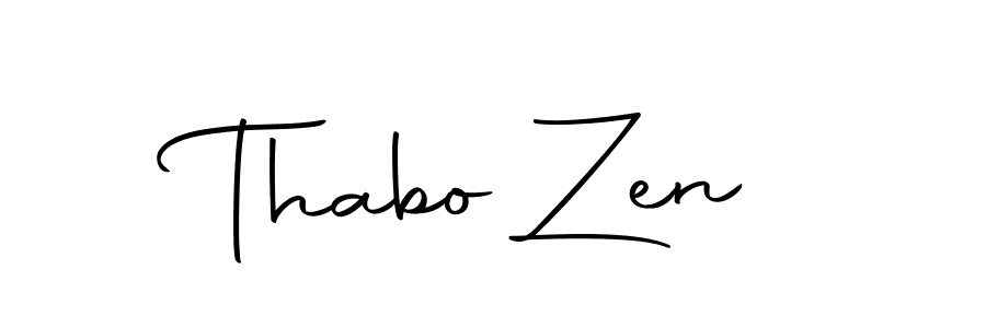 Also we have Thabo Zen name is the best signature style. Create professional handwritten signature collection using Autography-DOLnW autograph style. Thabo Zen signature style 10 images and pictures png