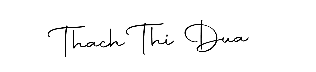 Create a beautiful signature design for name Thach Thi Dua. With this signature (Autography-DOLnW) fonts, you can make a handwritten signature for free. Thach Thi Dua signature style 10 images and pictures png