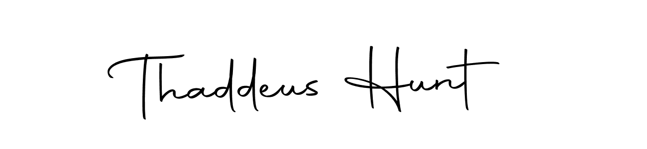 Thaddeus Hunt stylish signature style. Best Handwritten Sign (Autography-DOLnW) for my name. Handwritten Signature Collection Ideas for my name Thaddeus Hunt. Thaddeus Hunt signature style 10 images and pictures png