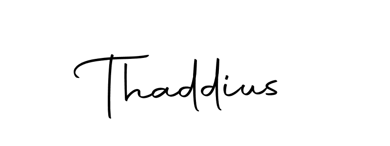 Autography-DOLnW is a professional signature style that is perfect for those who want to add a touch of class to their signature. It is also a great choice for those who want to make their signature more unique. Get Thaddius name to fancy signature for free. Thaddius signature style 10 images and pictures png