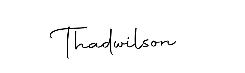 How to make Thadwilson name signature. Use Autography-DOLnW style for creating short signs online. This is the latest handwritten sign. Thadwilson signature style 10 images and pictures png