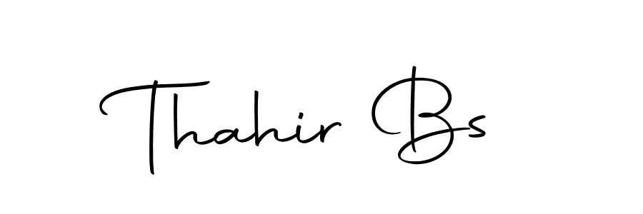 Make a beautiful signature design for name Thahir Bs. With this signature (Autography-DOLnW) style, you can create a handwritten signature for free. Thahir Bs signature style 10 images and pictures png