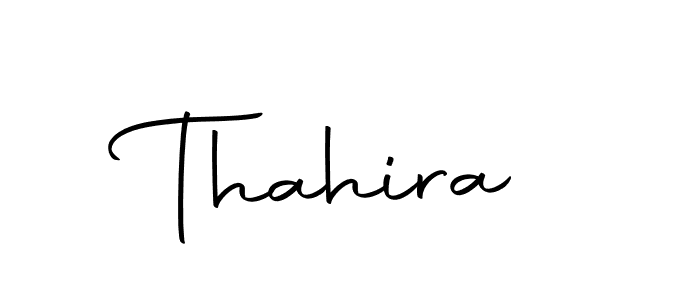 Thahira stylish signature style. Best Handwritten Sign (Autography-DOLnW) for my name. Handwritten Signature Collection Ideas for my name Thahira. Thahira signature style 10 images and pictures png