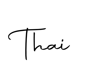 Create a beautiful signature design for name Thai. With this signature (Autography-DOLnW) fonts, you can make a handwritten signature for free. Thai signature style 10 images and pictures png