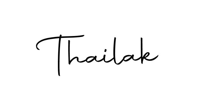 Make a beautiful signature design for name Thailak. With this signature (Autography-DOLnW) style, you can create a handwritten signature for free. Thailak signature style 10 images and pictures png