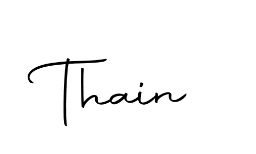 How to make Thain signature? Autography-DOLnW is a professional autograph style. Create handwritten signature for Thain name. Thain signature style 10 images and pictures png