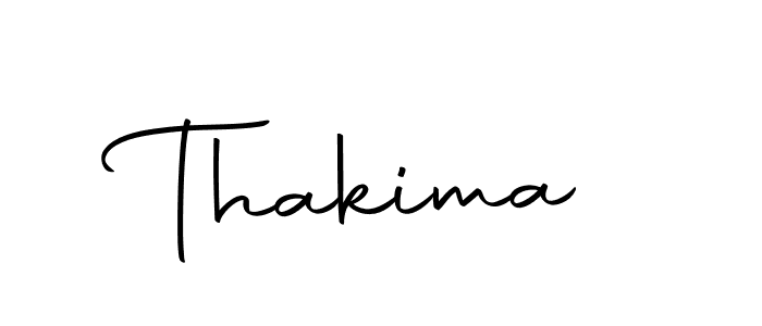 How to make Thakima signature? Autography-DOLnW is a professional autograph style. Create handwritten signature for Thakima name. Thakima signature style 10 images and pictures png