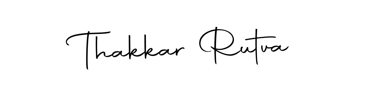 Create a beautiful signature design for name Thakkar Rutva. With this signature (Autography-DOLnW) fonts, you can make a handwritten signature for free. Thakkar Rutva signature style 10 images and pictures png